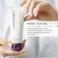 Vegan Cleansing Micro-Bubble Foam Exfoliating Facial Scrub Deep Cleanser